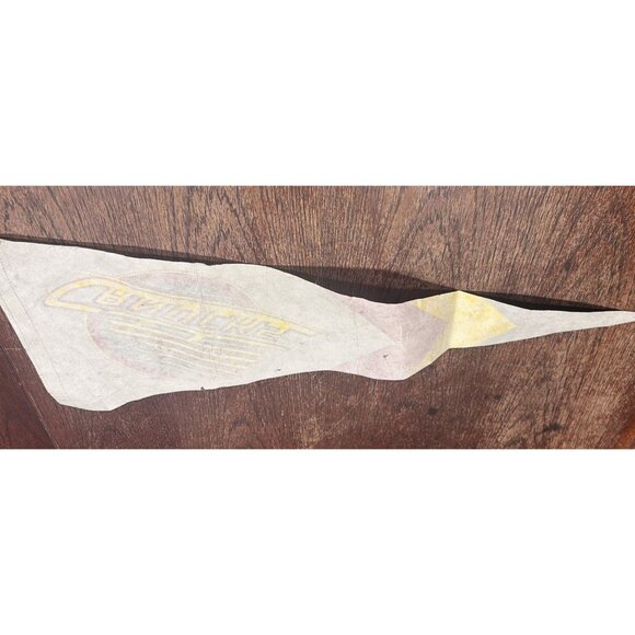 1980s Vancouver Canucks NHL Hockey Large Vintage Pennant - Picture 5 of 8